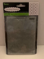 #244 Darice Embossing Folder Essentials " TRIBAL BACKGROUND  "  #30023114