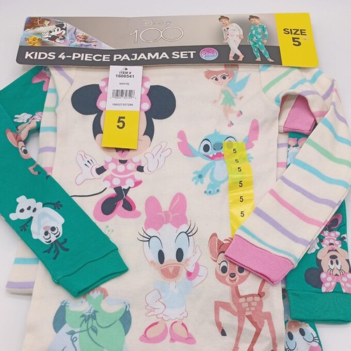 4 Piece Character Set Pajamas Mermaid Star Wars Spiderman Turtles - Picture 18 of 29