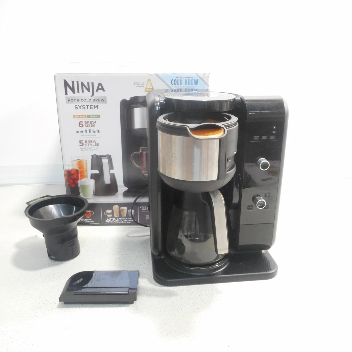 Ninja CP301 10-Cup Hot & Cold Brewed System - Black