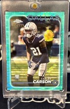 2024 Topps Chrome AQUA SONAR REFRACTOR Dallas Cowboys CAELEN CARSON Rookie #D RC