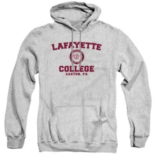 Lafayette College Adult Pullover Hoodie Circle Logo, Athletic Heather, S-3XL