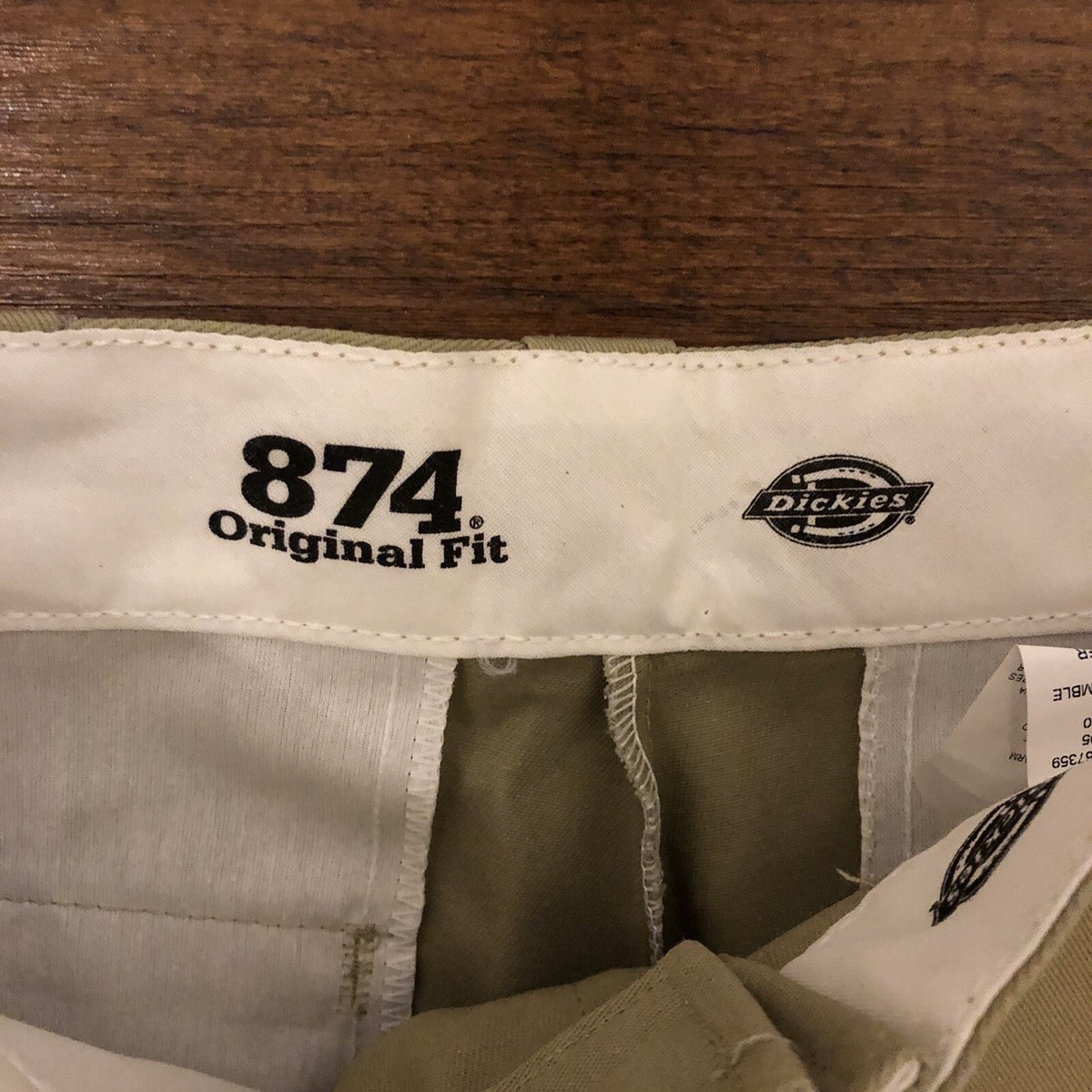 Dickies 874 Original Fit Beige Work Pants Men's Size 32x32