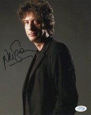 Neil Gaiman Sandman Autographed Signed 8x10 Photo ACOA