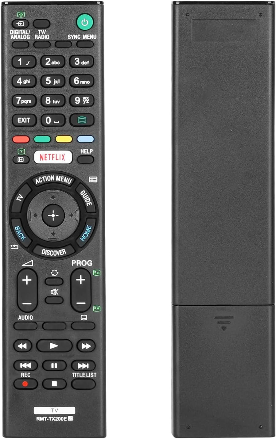 New RMT-TX200E Remote Control Compatible with Sony TV Controller RMF-TX200A RMF-