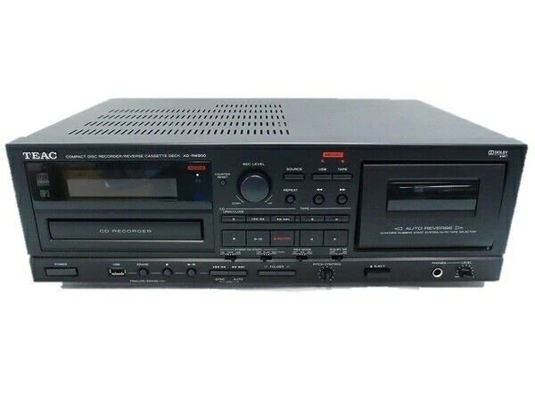 TEAC AD-RW900 CD Recorder With Cassette Deck and USB Port TEAC AD-RW900 CD Recorder With Cassette Deck and USB Port