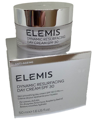 ELEMIS DYNAMIC RESURFACING DAY CREAM SPF30 1.6 OZ 50 ML NIB!!!!!