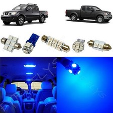 5 Piece Blue Led Interior Conversion Package Kit And License Plate Lights Nf1b