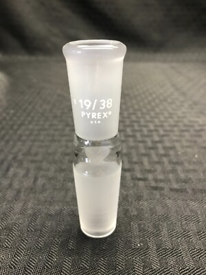PYREX Glass Enlarging Adapter 19/38 Outer to 24/40 Inner Joint 8820 ...