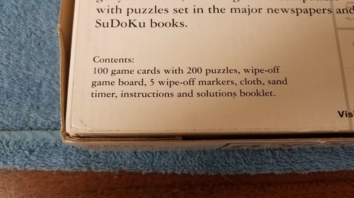 Sudoku The Board Game Pressman Original - Picture 10 of 10