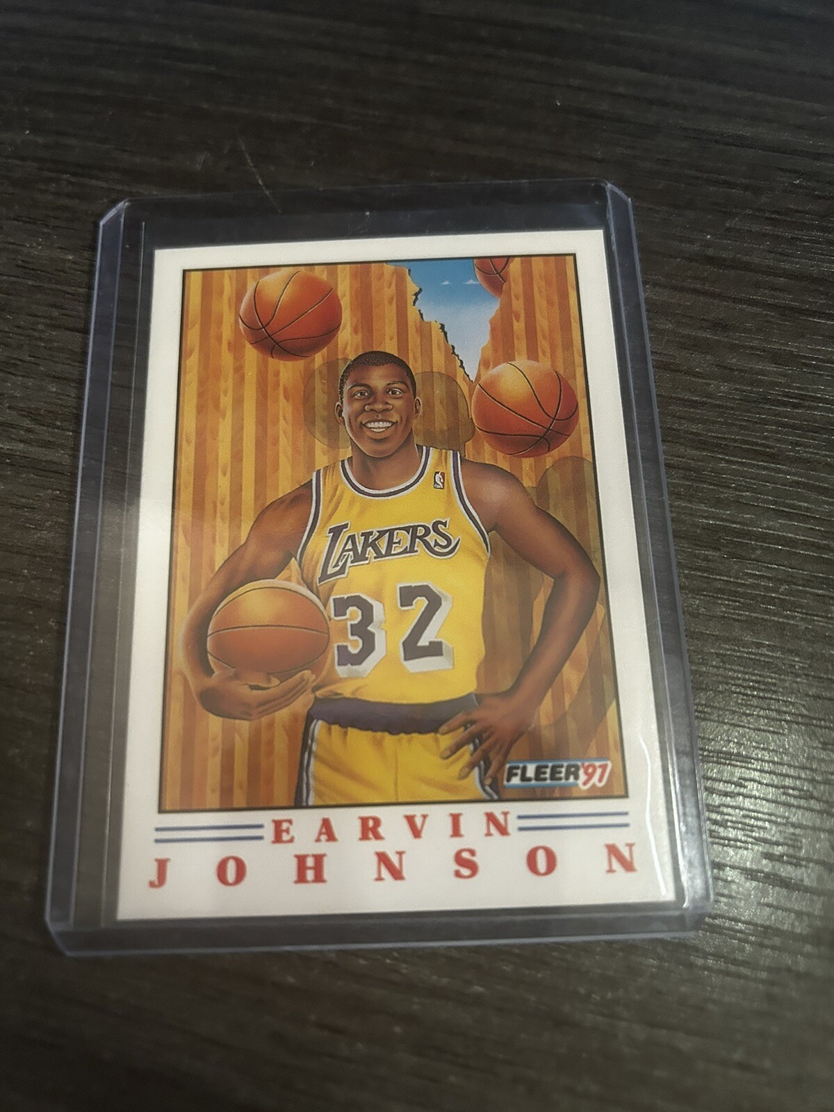 1991-92 Fleer Pro-Visions SP #6 Earvin Magic Johnson Los Angeles Lakers HOF