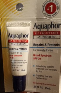 aquaphor sunscreen