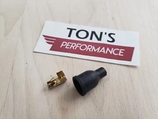 180 degree Straight Spark Plug Distributor Magneto Terminal and Boot 7mm rubber