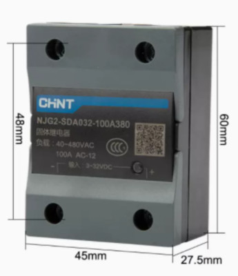 1PC New Chint NJG2-SDA032-100A380  DA100A 380V Solid State Relay Brand