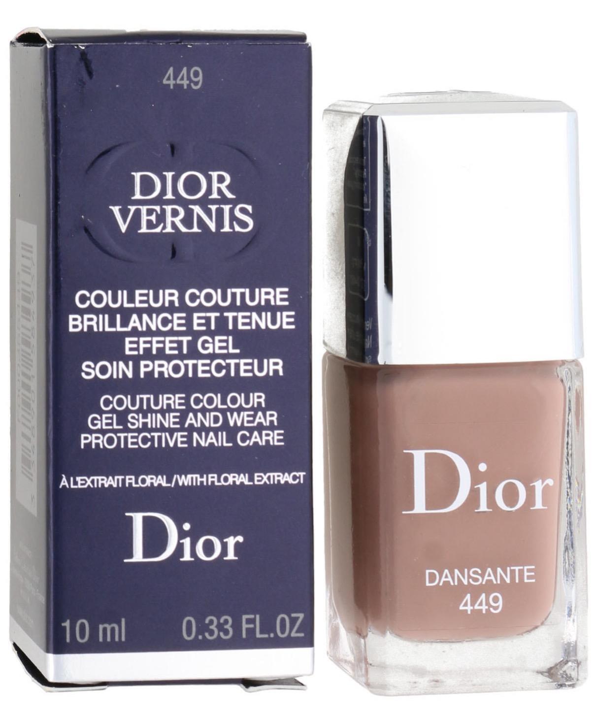 DIOR Vernis Nail Polish Gel Shine + Long Wear # 449 Dansante 10ml