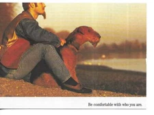 POSTCARD - DOG: DOG PUPPY PUPPIES ART / FRANCE POSTCARD