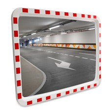 Verkehrsspiegel 40x60  / 60/40 cm  Sicherheitsspiegel eckig  Vorf&uuml;hrartikel