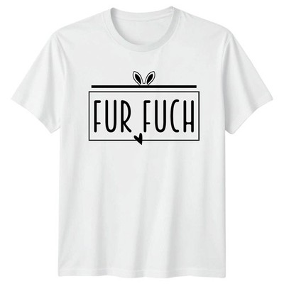 Pelz Fuch T-Shirt Deutsch Wortspiel Ostern Ostern Geschenk für Sie und Ihn