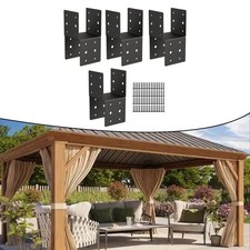 Outdoor Brackets For 4x4 Wooden Posts Reliable Support For Structures For Decks