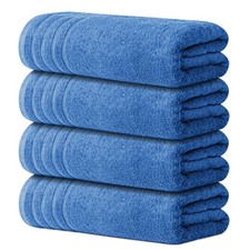 Avalon Towels Bath Towels Set of 4, Size 30 x 60 Inches, Highly Soft and Abso...