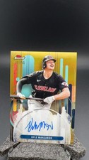 2025 Topps Finest Baseball KYLE MANZARDO Gold Auto /50 #13939 S