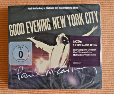 PAUL MCCARTNEY ''GOOD EVENING NEW YORK CITY'' 2 CD+DVD OVP - Folie