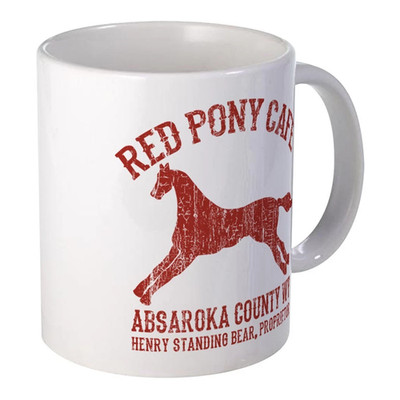 Mug Longmire Red Pony Cafe - Ceramic Printed Coffee Tea Cup Gift FREESHIPS
