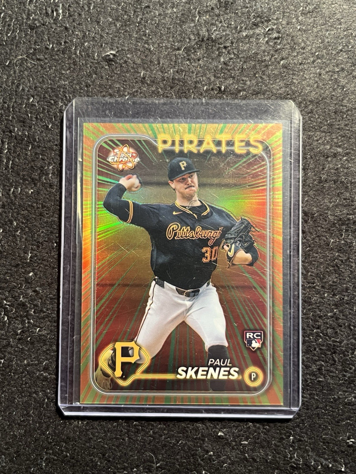 Paul Skenes 2024 Topps Chrome Update RC Radiating Rookies Refractor #RR-21