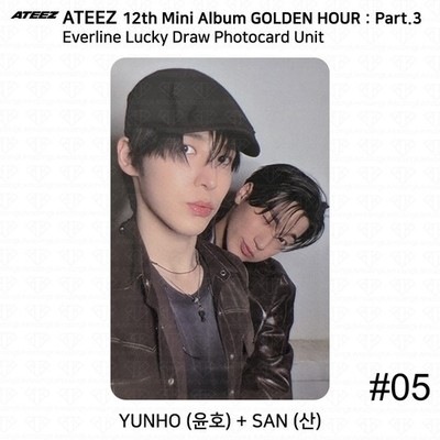ATEEZ 12th Mini Album Golden Hour Part3 Everline Luckydraw