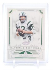 JOE NAMATH 2025 NATIONAL TREASURES FOOTBALL SILVER JETS /25 Q4627