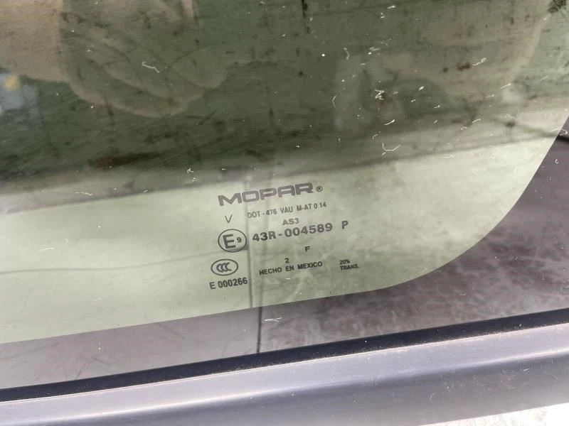 Dodge Journey 2012 trasero derecho pasajero cuarto lateral ventana vidrio OEM+ Foto 3 de 4