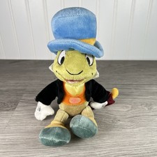 Disney Jiminy Cricket Pinocchio Plush Stuffed Animal Toy 10" SNAP Toys EUC