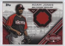 2015 Topps Update All-Star Stitches Adam Jones #STIT-AJ 1cx3