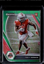 2021 Panini Prizm Draft Picks Collegiate #159 Trey Sermon Green