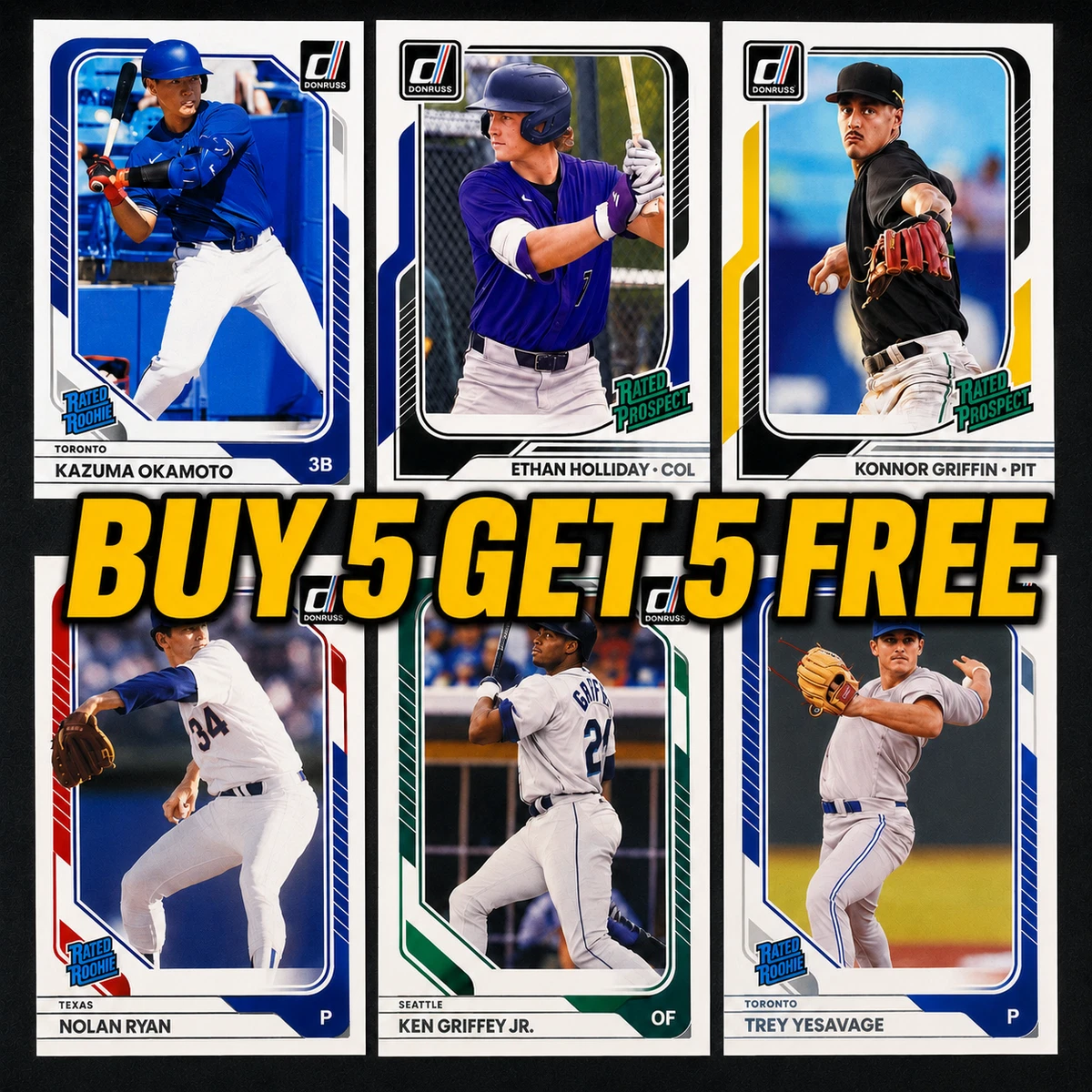 Major Leagues (MLB Panini Ken Griffey Jr) Baseball Sports Trading