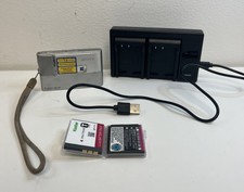 Sony Cyber-Shot DSC-T10 7.2MP Digital Camera Silver Super SteadyShot Tested