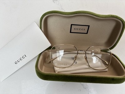 Gucci Brille Brillengestell GG10320 Vollrand Gold