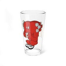 Gossamer Pint Glass, 16oz Looney Tunes Red Mo...