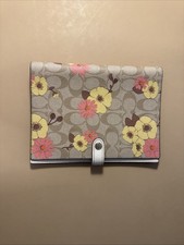 Coach Floral Notebook Yellow And Pink