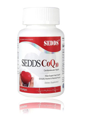 SEDDS Coezima CoQ10 for Cardiovascular Health, Antioxidant- 60 Softgels
