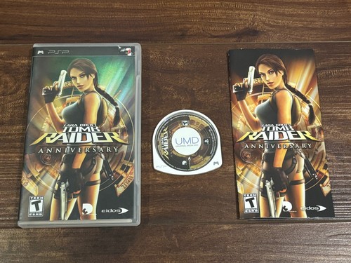 Tomb Raider Anniversary Croft Complete w/ Case Manual Playstation Portable PSP