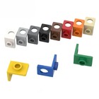 100 PCS Parts 28974 1x1 Aberdeen Neck Bracket Building Blocks whit Box Toy