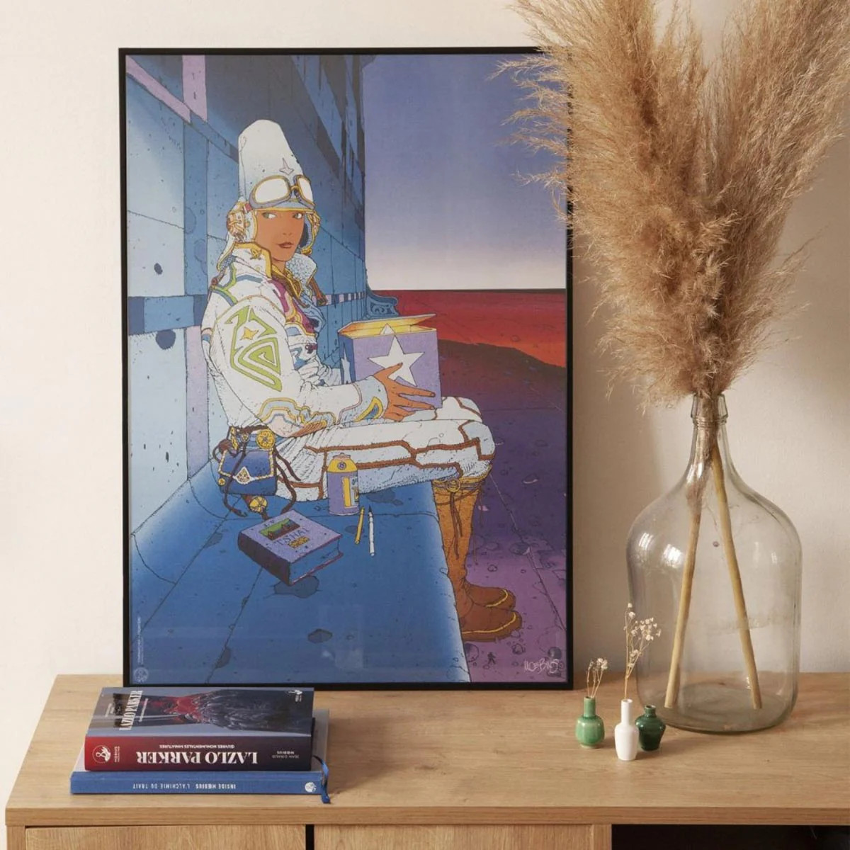 Starwatcher Frontiere by Moebius Jean Giraud Art Print Ltd Edition