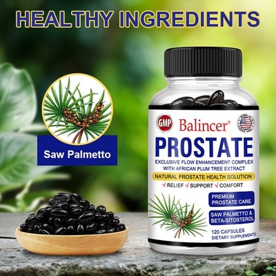Saw Palmetto Beta Sitostero Prostate Supplement Urine Frequency Control 