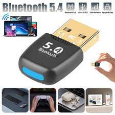 USB Bluetooth 5.4 Audio Receiver Adapter For TV PC Car AUX Plug & Play