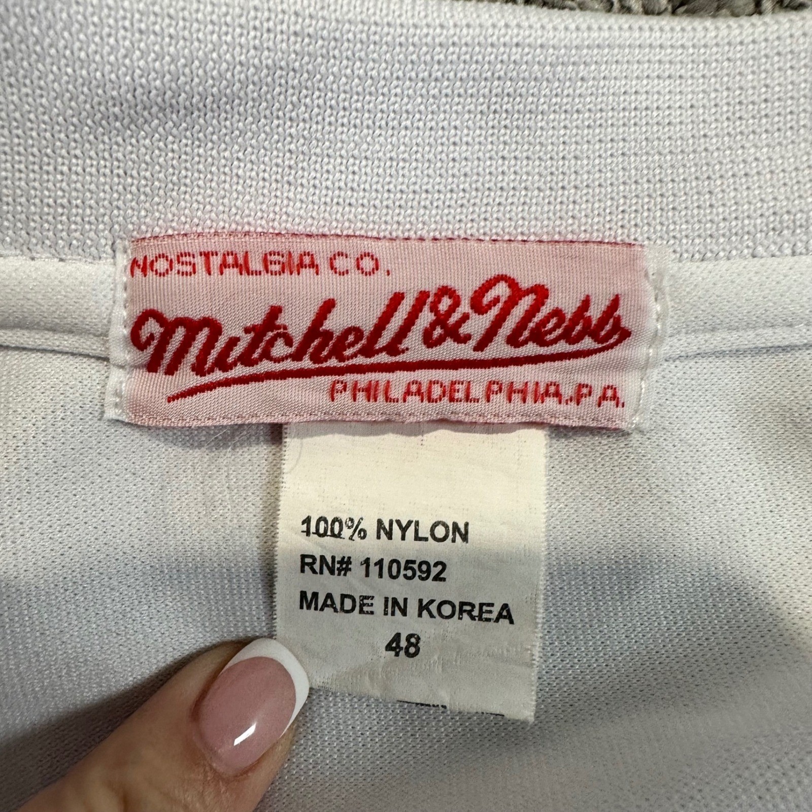 Mitchell Ness Johnny Unitas 1970 Throwback Jersey Men's Size 48 White Blue