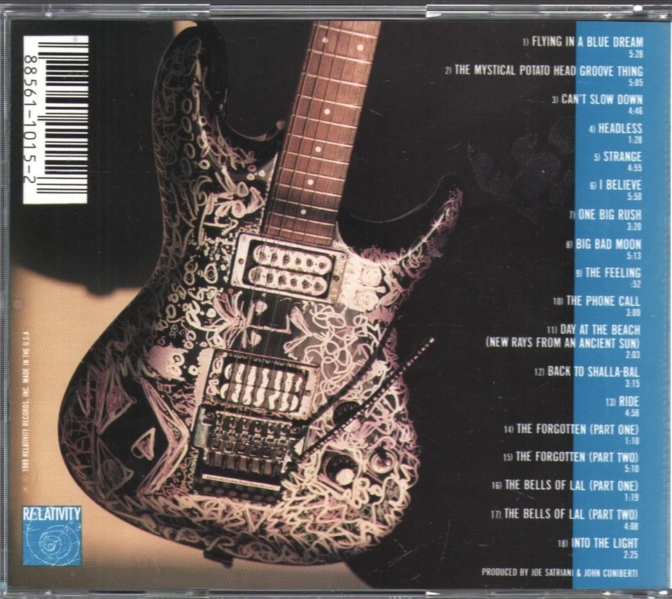 Joe Satriani Flying In A Blue Dream CD USA Relativity 1989 8856110152 - Bild 2 von 2
