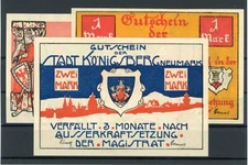 Königsberg 3 notes emergency money ............................................2/28009