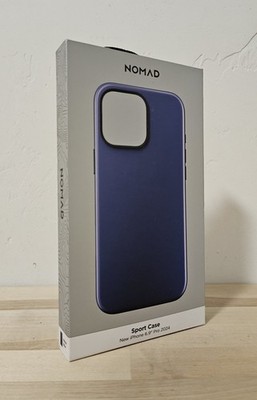 Nomad Sport Case for iPhone 16 Pro Max in Naval Blue - New