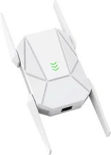 2025 AX1800 WiFi 6 Extender Signal Booster - Dual Band 2.4G/600Mbps & 5.8G/1200M