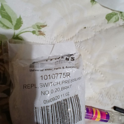 #ad REPL SWITCH PRESSURENO0.20 BRKT. 1010775R Genuine OEM Replacement Part $26.00